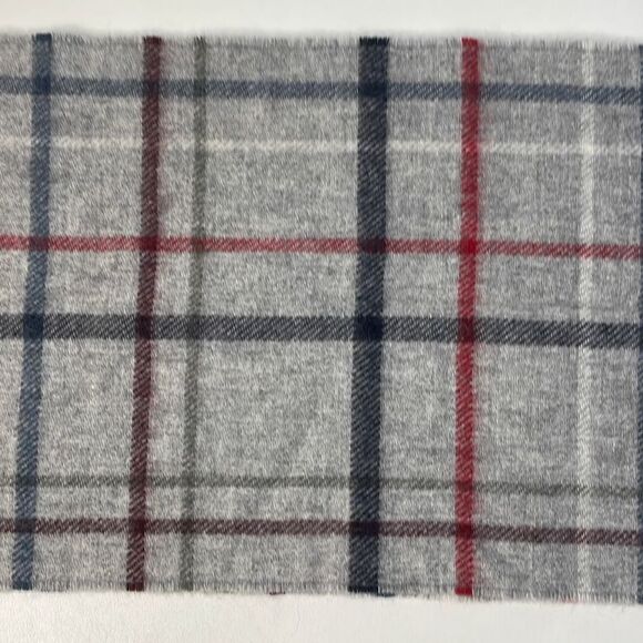 Moon Plaid Merino Lambswool Scarf England - Picture 4 of 5